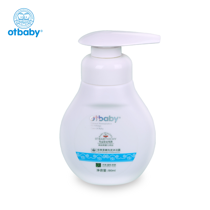 otbaby经典珍藏版系列:多效柔嫩洗发沐浴露(180ml)YA15高清大图