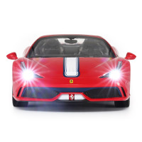 星辉(Rastar)法拉利458 Special A遥控汽车遥控车玩具1:14可USB充电73460红色