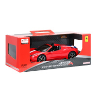 星辉(Rastar)法拉利458 Special A遥控汽车遥控车玩具1:14可USB充电73460红色