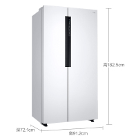 三星(SAMSUNG) RS62K6000WW/SC 638升双开门冰箱 风冷无霜 变频双循环 智能保鲜 家用