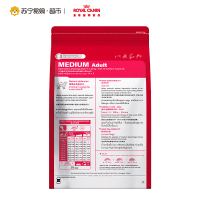 [苏宁易购超市]ROYALCANIN皇家狗粮M25中型犬成犬粮4kg