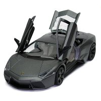 星辉rastar 合金车模 1:24兰博基尼雷文顿 钛灰色 仿真汽车模型玩具 34800 灰色