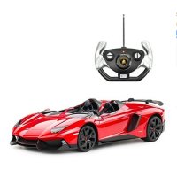 星辉rastar 1:12 兰博基尼AVENTADOR 敞篷跑车模型 男孩儿童玩具遥控车 57500 红色