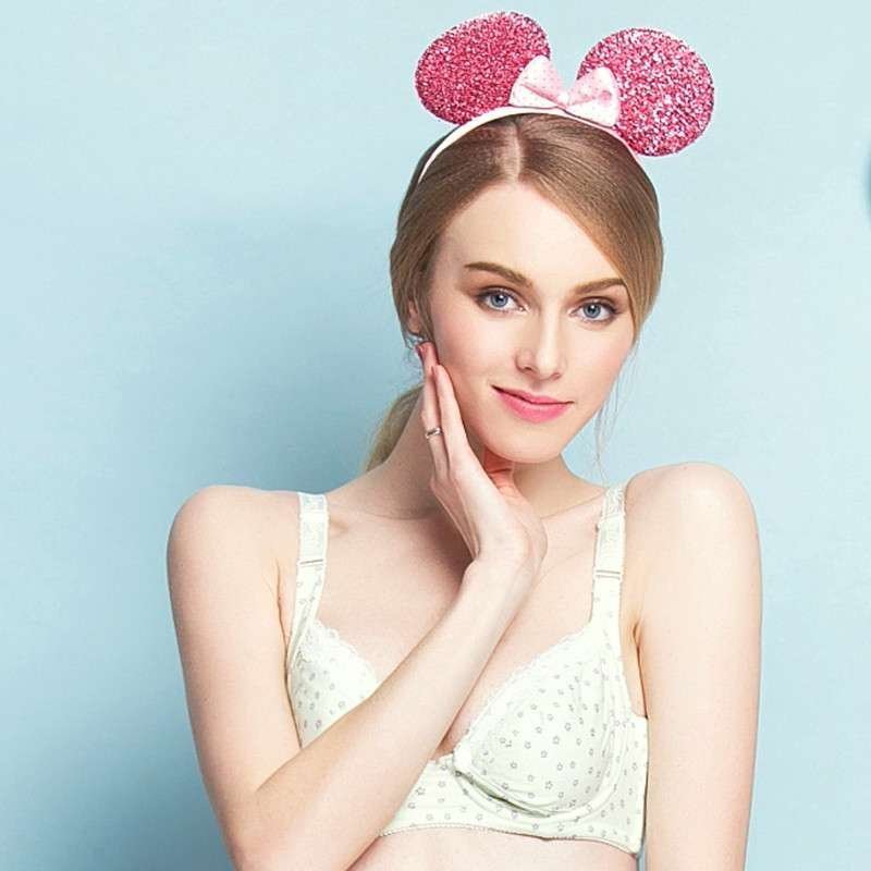 [苏宁自营]JOYNCLEON婧麒哺乳文胸孕妇内衣胸罩怀孕期前开扣无钢托喂奶3/4罩杯聚拢防下垂孕妇文胸JQ7006