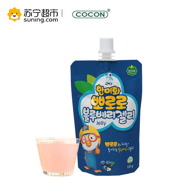 韩美禾啵乐乐蓝莓果冻120g