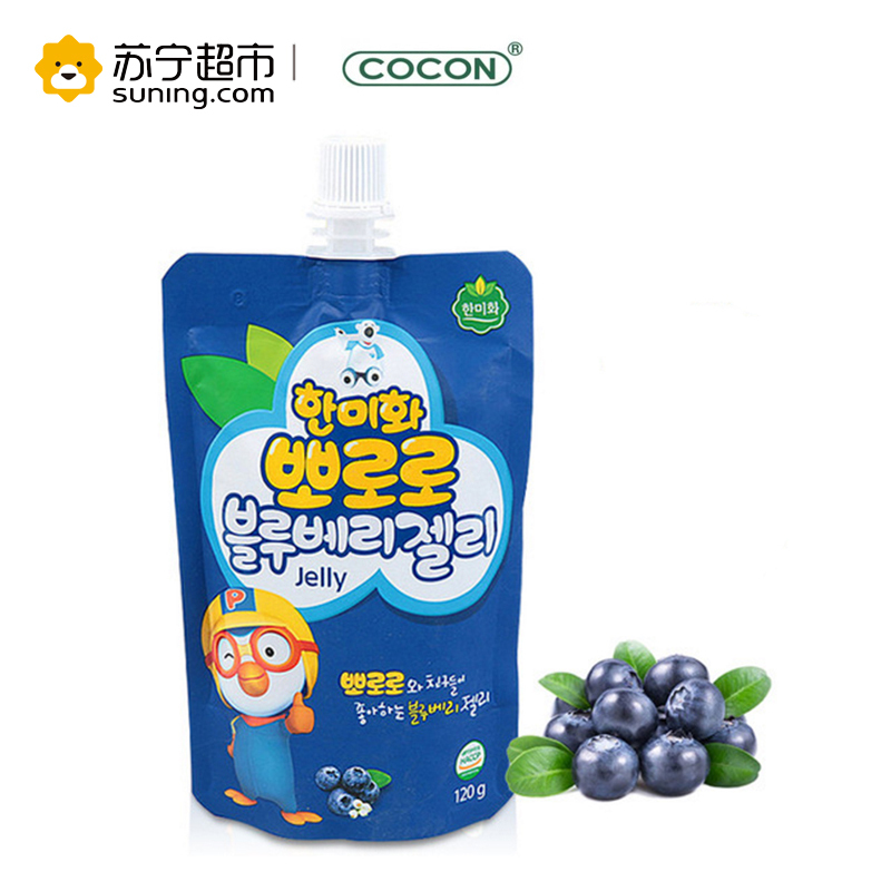 韩美禾啵乐乐蓝莓果冻120g