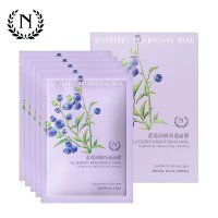 自然之名(原自然奇迹)蓝莓润妍亮颜蚕丝面膜 25ml*5片