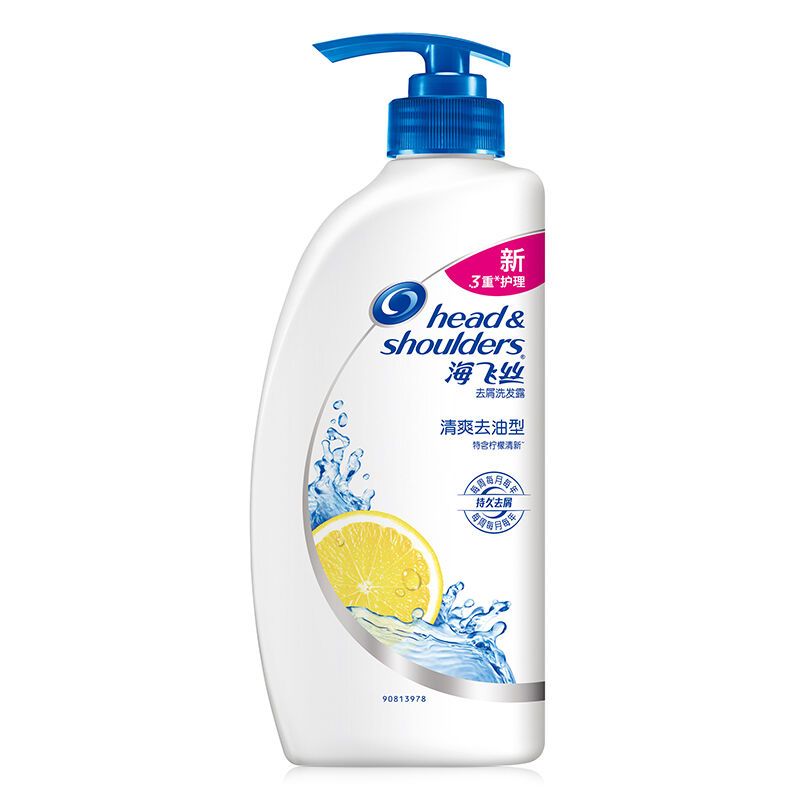 海飞丝去屑洗发露清爽去油型750ml*2(赠丝源复活50ML洗护组合或海飞丝洗发露80ml*2)