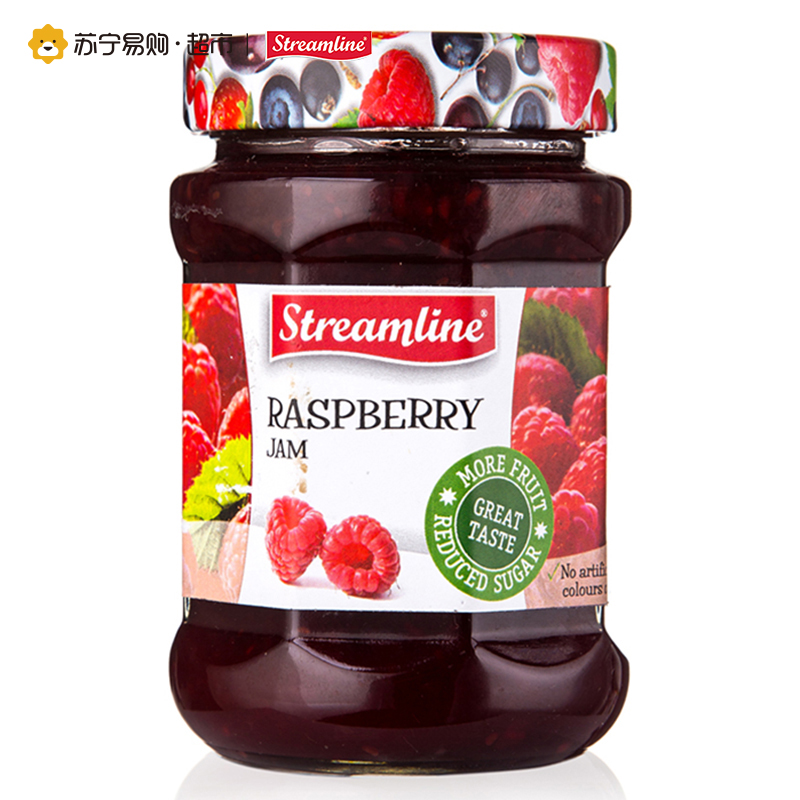 Streamline斯特莱覆盆子果酱340g