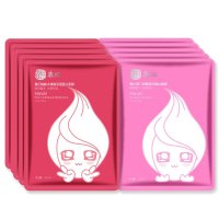 春纪保湿面膜套装(杨梅水漾高保湿蚕丝面膜25ml*5+弹力娇嫩紧致蚕丝面膜25ml*5)