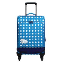 狼域拉杆箱旅行箱包行李箱登机箱子万向轮防水男女潮24寸兰色L-1265