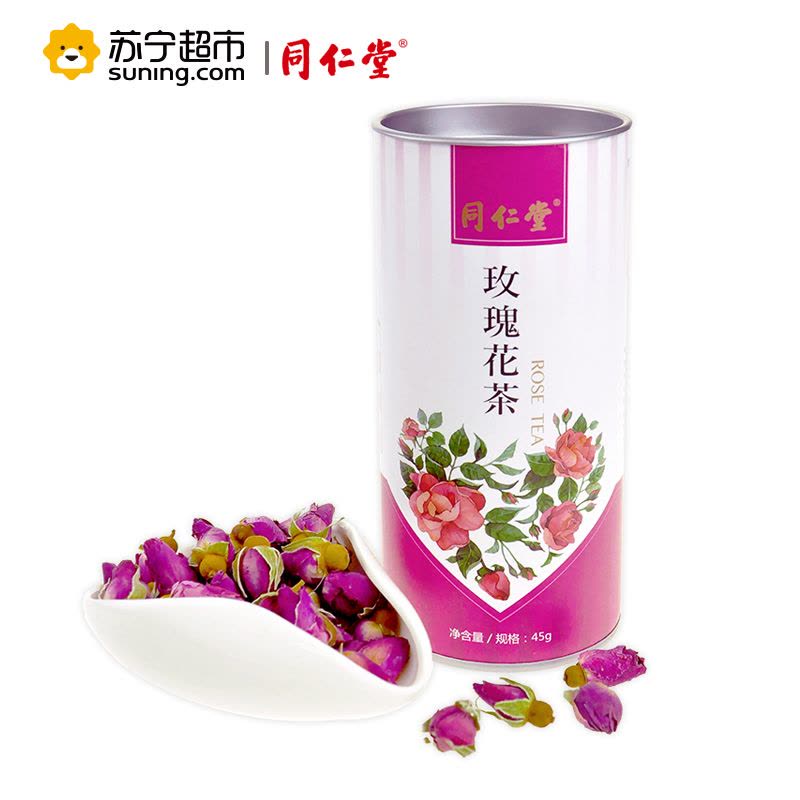 同仁堂 花草茶 玫瑰花茶45g 茶叶 养生茶图片