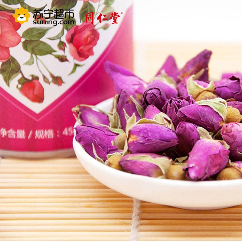 同仁堂 花草茶 玫瑰花茶45g 茶叶 养生茶图片