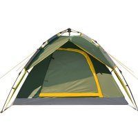 埃尔蒙特 户外帐篷自动帐篷 3-4人双层防雨三用液压自动速开帐篷 户外野营帐篷610-317