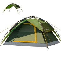 埃尔蒙特 户外帐篷自动帐篷 3-4人双层防雨液压自动速开帐篷 户外野营帐篷610-311