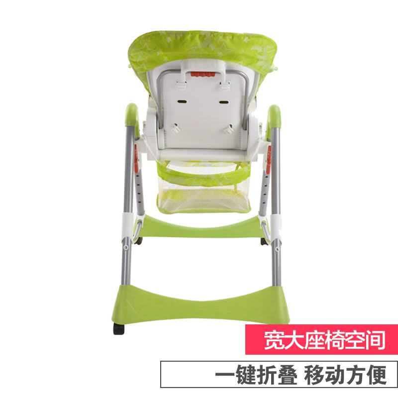 AING爱音 C002多功能高档儿童餐椅/可折叠/可平躺/双餐盘图片