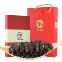 【苏宁自营】尊岛淡干海参礼盒8A50g（6-9头）