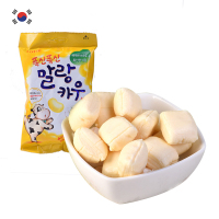 乐天香蕉味牛奶软糖63g 韩国进口
