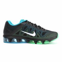 正品耐克2015新款Air Max男鞋全掌气垫黑橙色跑步鞋683632-004