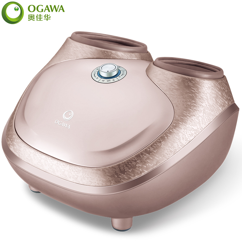 奥佳华(OGAWA)足疗机OG-3109香槟金 全包裹足底律动 温热足疗按摩 三大自动模式脚部按摩足疗机