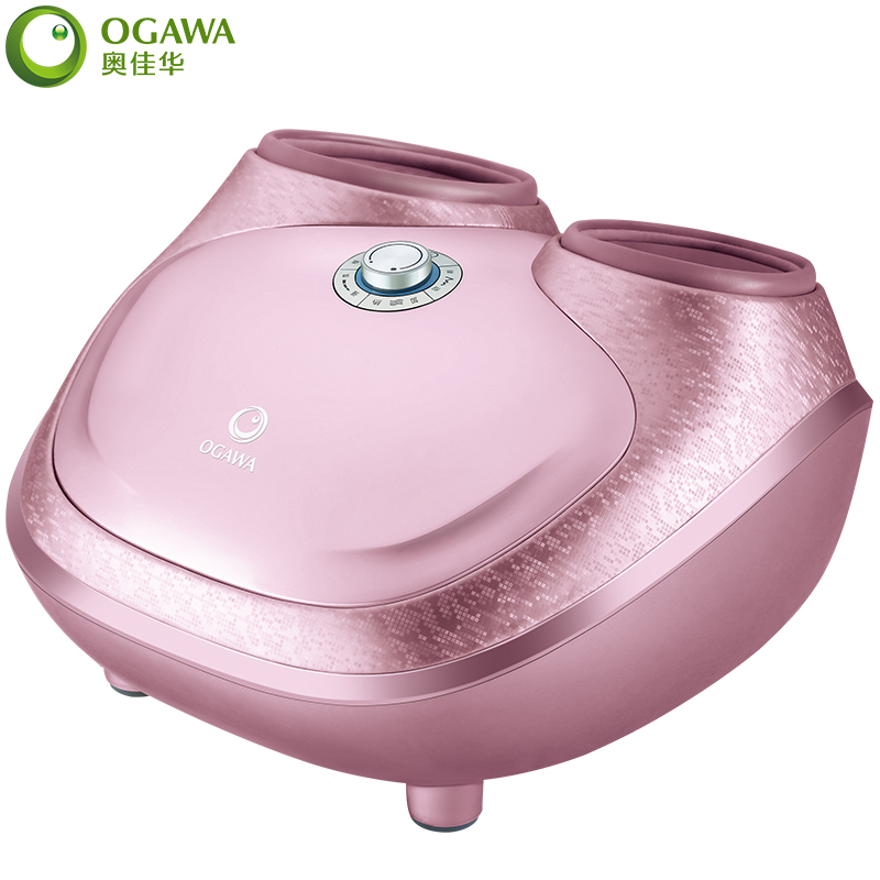 奥佳华（OGAWA）足疗机OG-3109珊瑚粉 全包裹足底律动 温热足疗按摩 三大自动模式脚部按摩足疗机