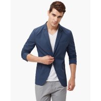 千纸鹤男装HMX300901A男蓝色舒适挺括修身便西