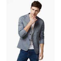 千纸鹤男装HMX301701A男灰色挺括耐皱修身便西