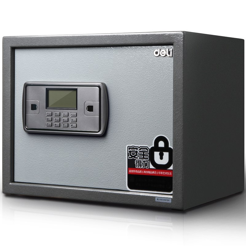 得力deli3642家用防盗保管箱 办公保管箱 电子密码锁电子保险箱/柜