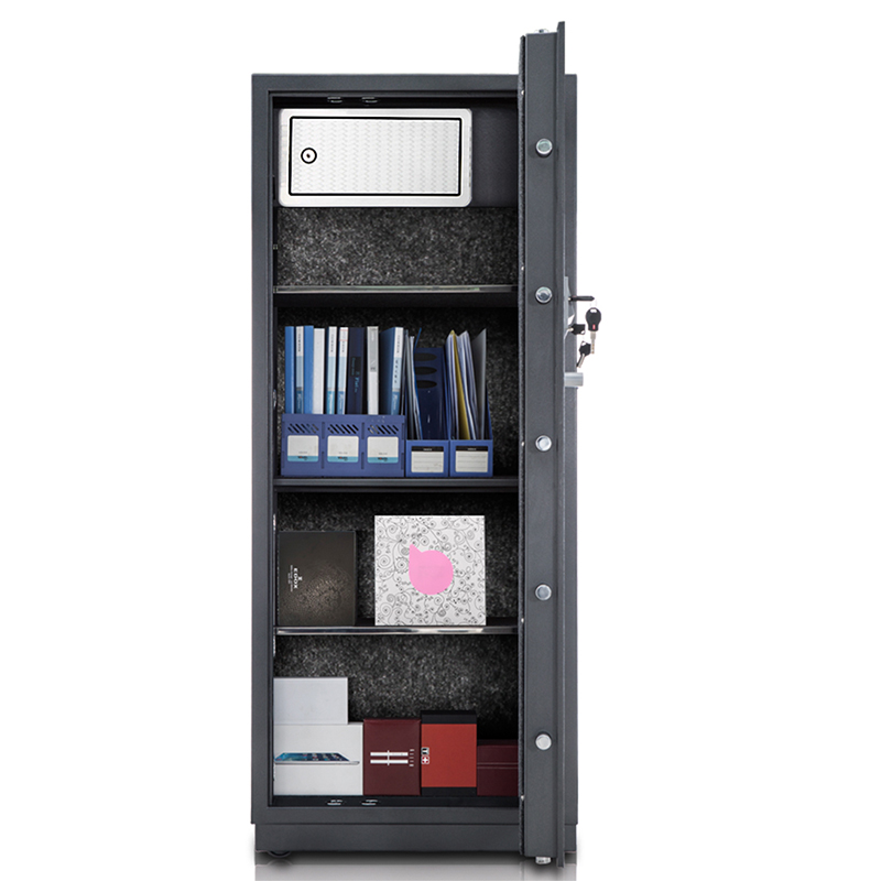 得力deli保险箱/柜系列3660A电子密码保管箱家用 保管箱办公大型加厚保管柜电子保管箱