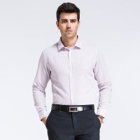 才子细格纹两色修身版衬衫1151E4321020