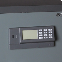 得力deli3623 电子密码防盗 办公/家用保险箱 加厚型 3C认证电子保管箱