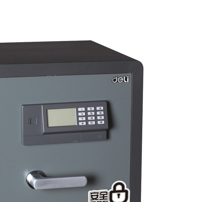 得力deli3623 电子密码防盗 办公/家用保险箱 加厚型 3C认证电子保管箱