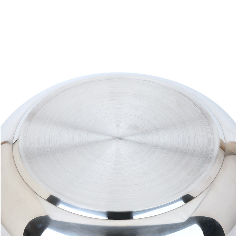 美厨 304不锈钢火锅 30cm汤锅电磁炉火锅加厚复底带盖 送一对火锅勺 燃气炉电磁炉通用MH-30高清大图