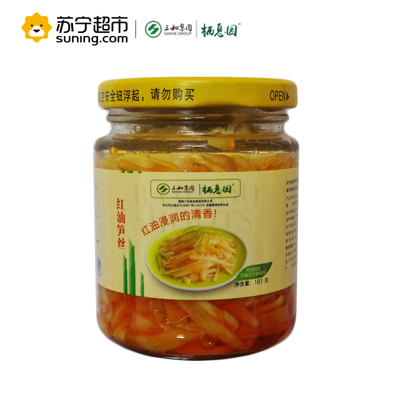 栖息园红油笋丝181g