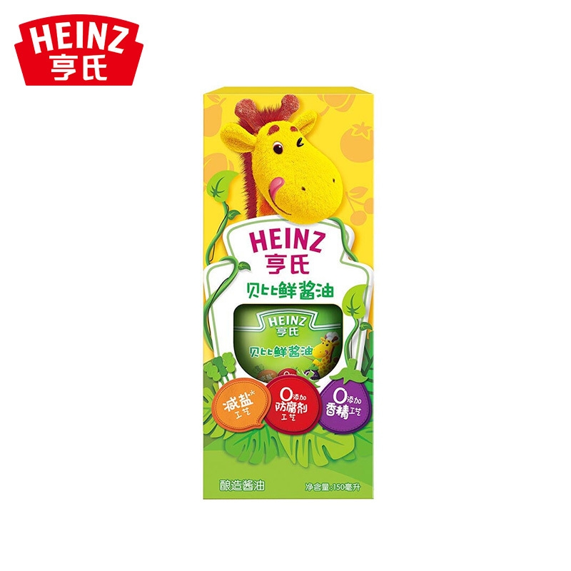 亨氏Heinz 贝比鲜酱油150ml 3岁以上适用