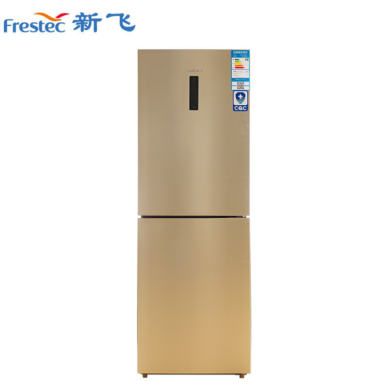 新飞(Frestec) BCD-285WKS 285升两门冰箱 智能温控 风冷除菌 家用 金属不锈钢(金)高清大图