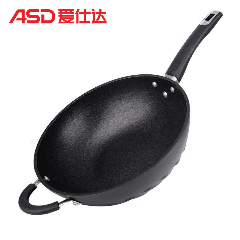 爱仕达/ASD 金刚旋风不粘少油烟磁通炒锅 电烤盘 WG8332EPLZL