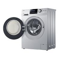 海尔(Haier)XQG80-BDX14756U1 8公斤直驱变频滚筒洗衣机(银灰色)