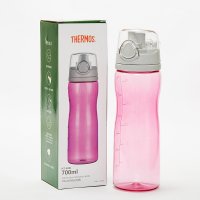 膳魔师时尚精品饮水杯HT-4001 PK/粉色/塑料杯/700ml/冷水杯/运动瓶/带刻度/安全/卫生/健康