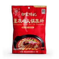 [苏宁易购超市]白家陈记重庆老火锅底料150g白家麻辣火锅调料牛油火锅料配料