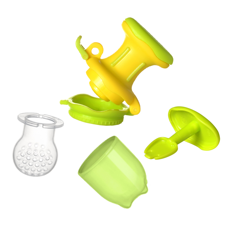 kidsme 亲亲我 匙尚咀嚼辅食器(黄色L)