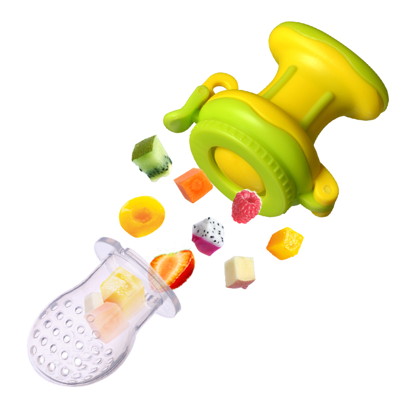 kidsme 亲亲我 匙尚咀嚼辅食器(黄色L)