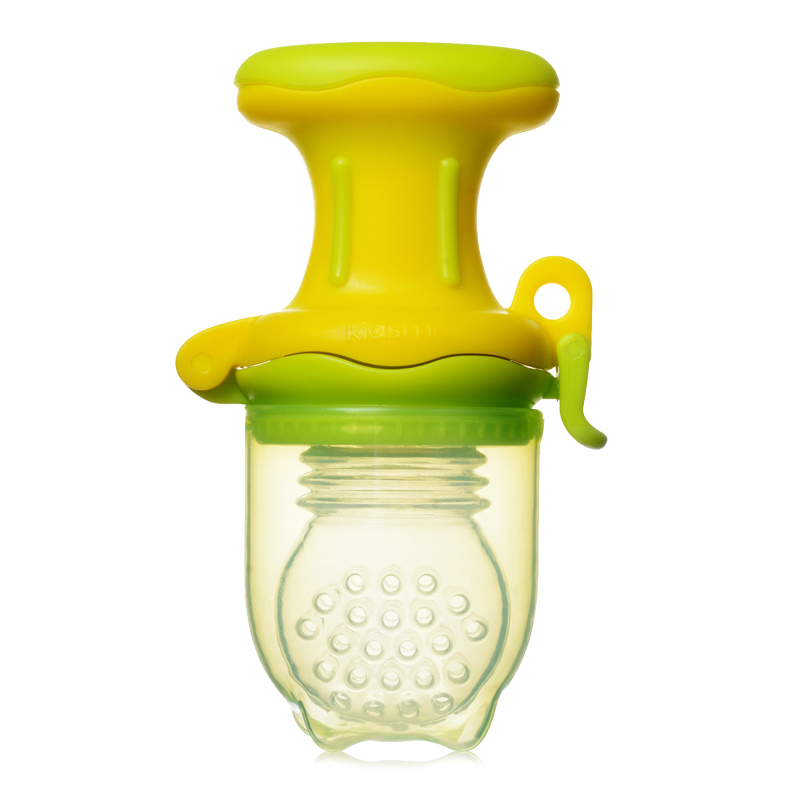 亲亲我(kidsme) 匙尚咀嚼辅食器(抗菌风琴式黄色L)