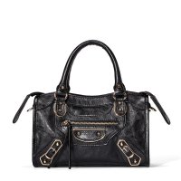 ONLY2016春季新款个性时尚铆钉单肩包机车包休闲百搭女手提包134 黑色