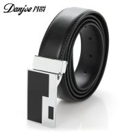 Danjue/丹爵 新款时尚休闲男士皮带 男腰带 男士针扣皮带 礼盒装 合金扣头皮带 D字皮带
