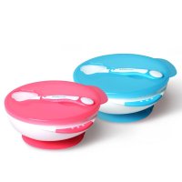 kidsme 亲亲我 宝宝练习吸盘碗(蓝色)