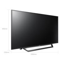 索尼(SONY)KDL-48W650D 48英寸 全高清LED液晶电视[卧室优选]