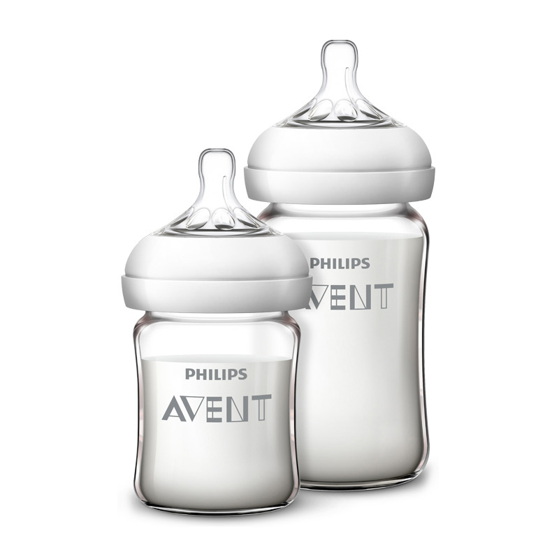 飞利浦 AVENT 新安怡宽口径自然顺畅系列玻璃奶瓶 新生儿套装 SCF679/57
