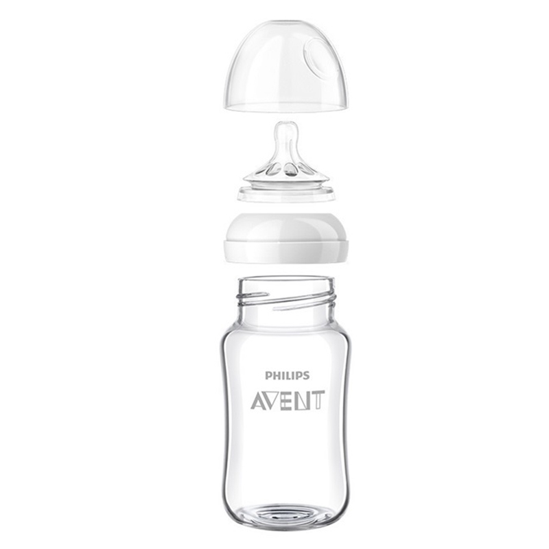 飞利浦 AVENT 新安怡宽口径自然顺畅系列玻璃奶瓶 新生儿套装 SCF679/57