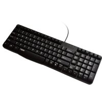 雷柏(Rapoo) X120 黑色 USB 有线键盘鼠标 办公家用游戏 USB多媒体电脑笔记本套装